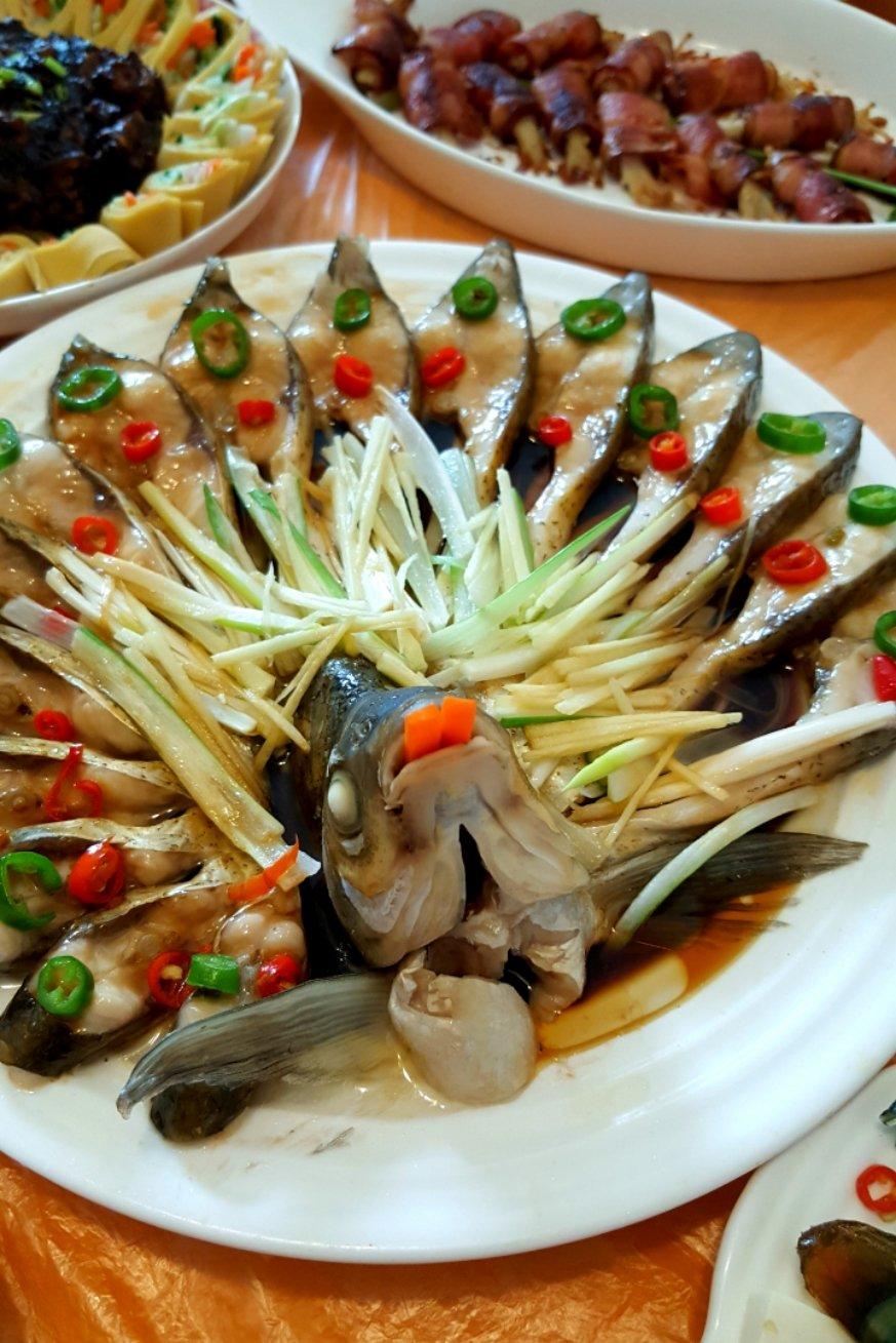 清蒸孔雀开屏鱼