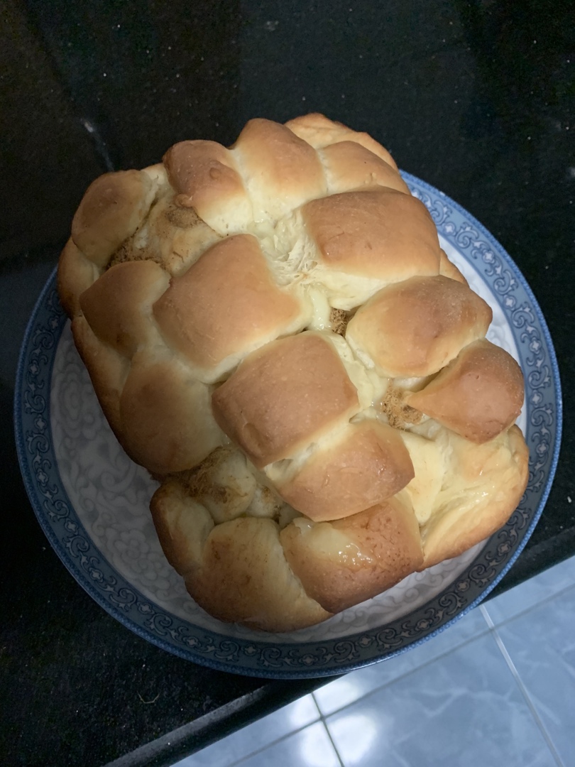 面包机做木糖醇手撕肉松面包