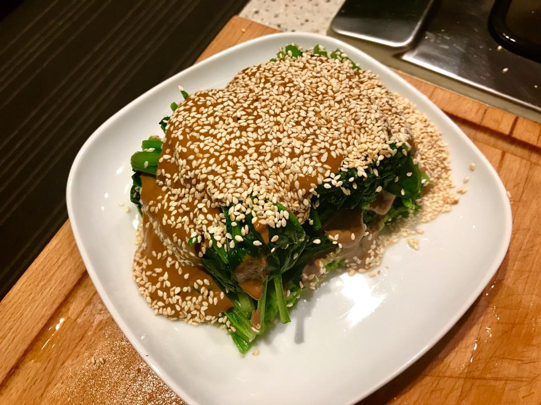 芝麻菠菜