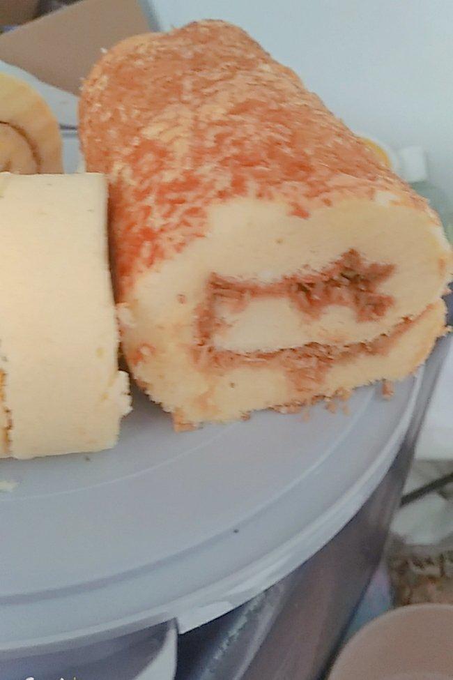 香葱肉松蛋糕卷（绝不翻车）