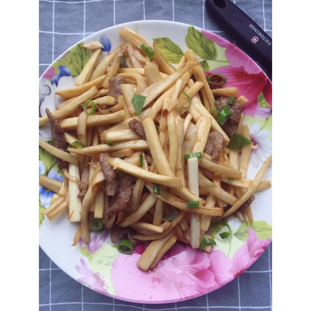 茭白肉丝