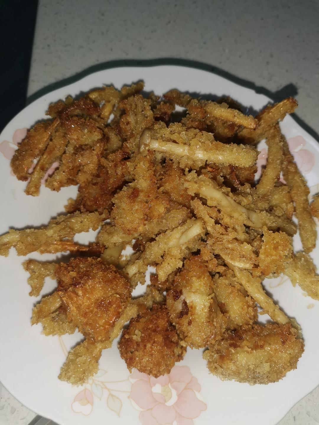 杏鲍菇版素鸡米花