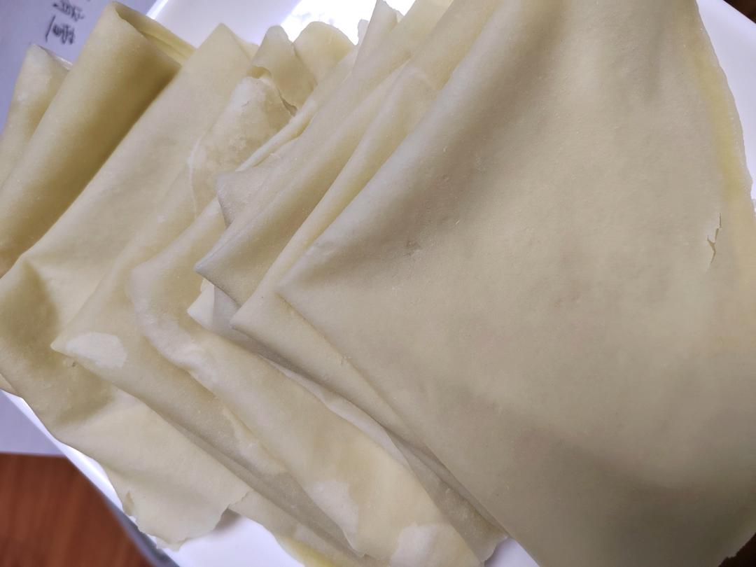 薄如蝉翼 春饼皮 烤鸭饼皮