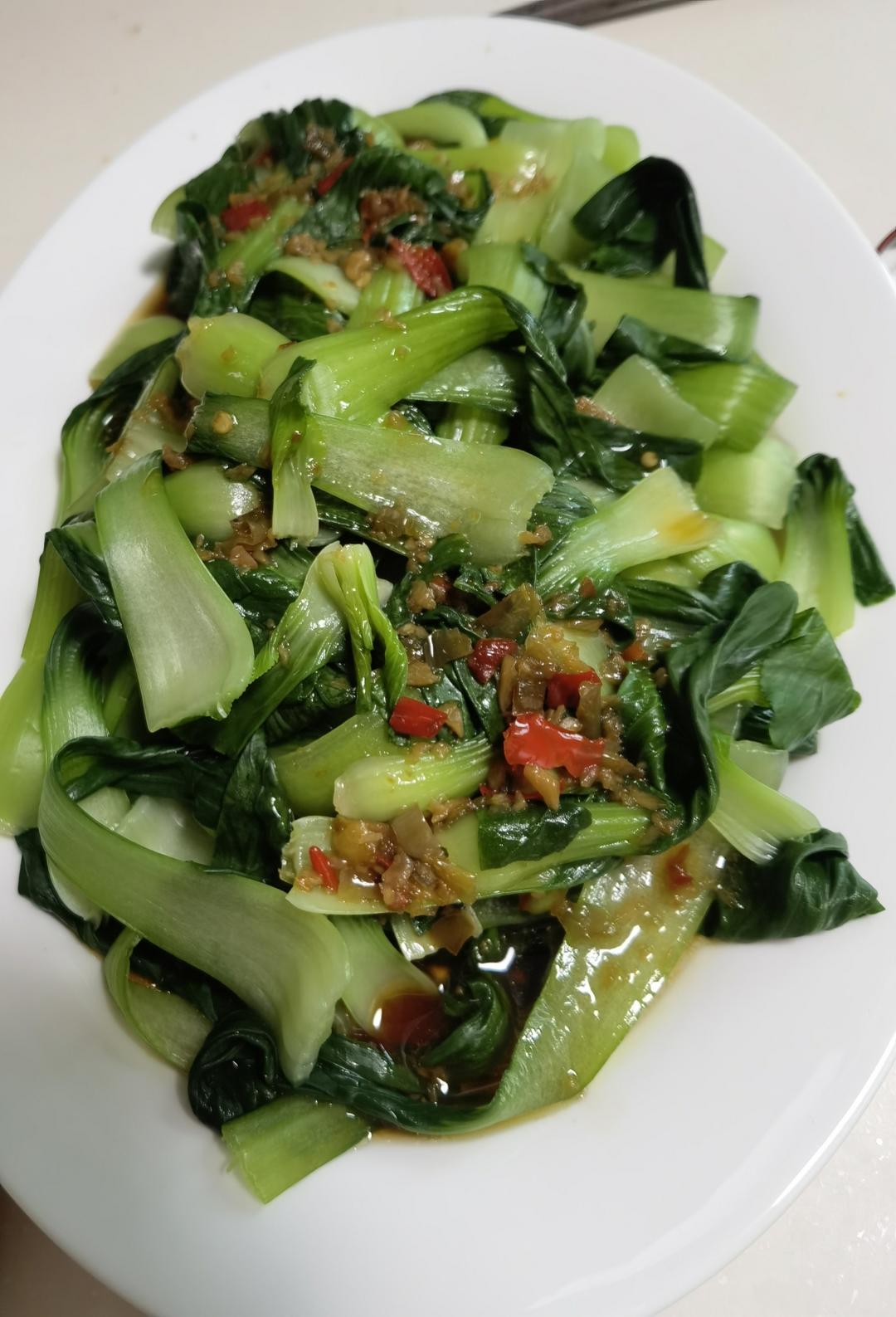 至简 ｜ 白灼油菜