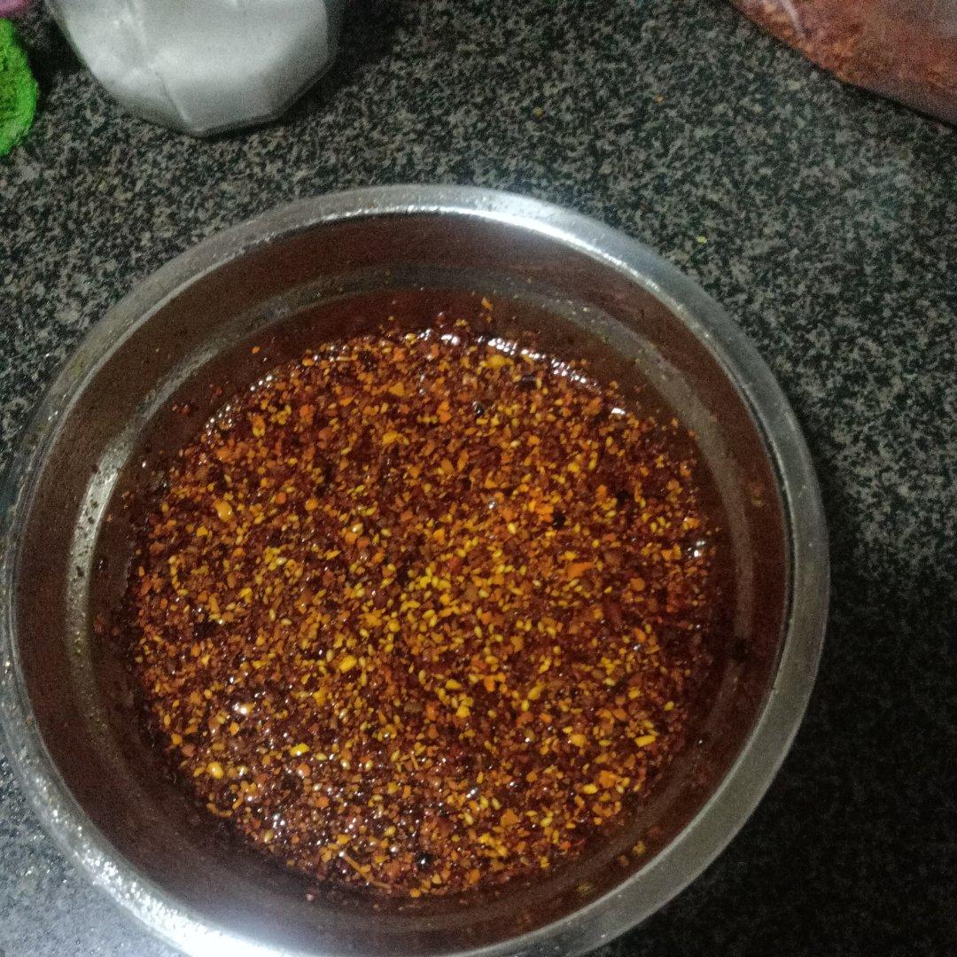 【西安小吃系列】2:陕西油泼辣子家庭版