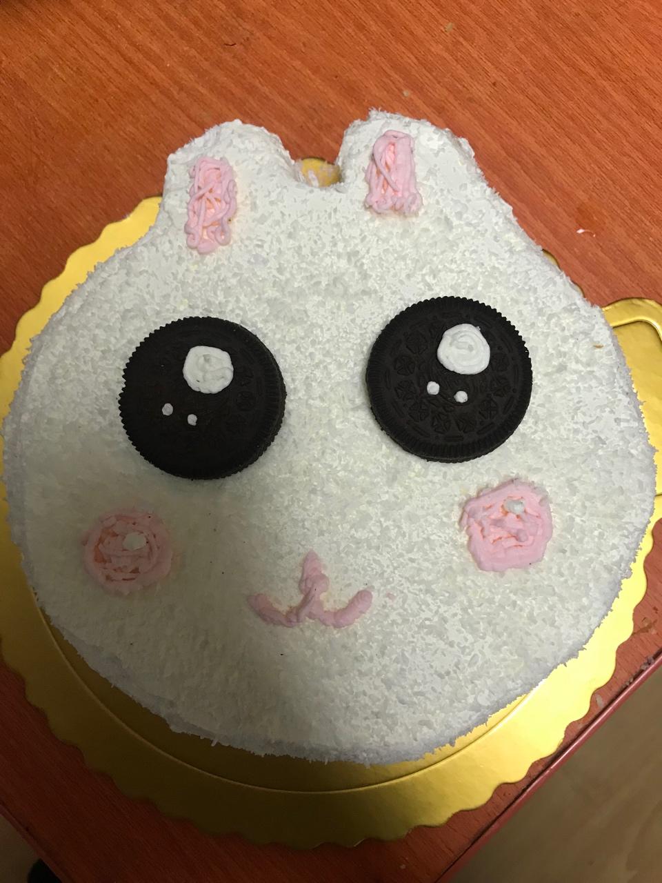 椰蓉小兔子奶油蛋糕
