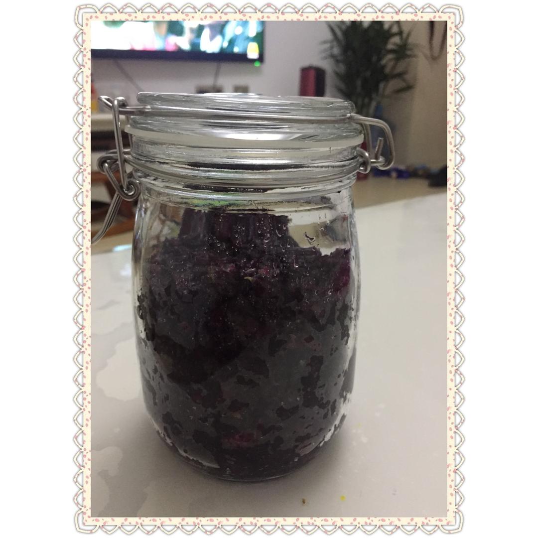 纯手工自制风靡云南的鲜花饼馅料——玫瑰酱
