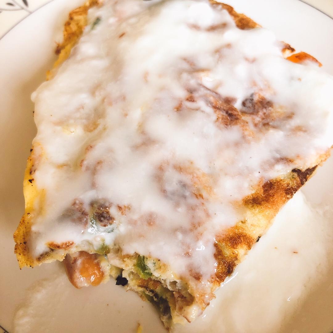 #健康减脂餐#低卡鸡蛋燕麦饼