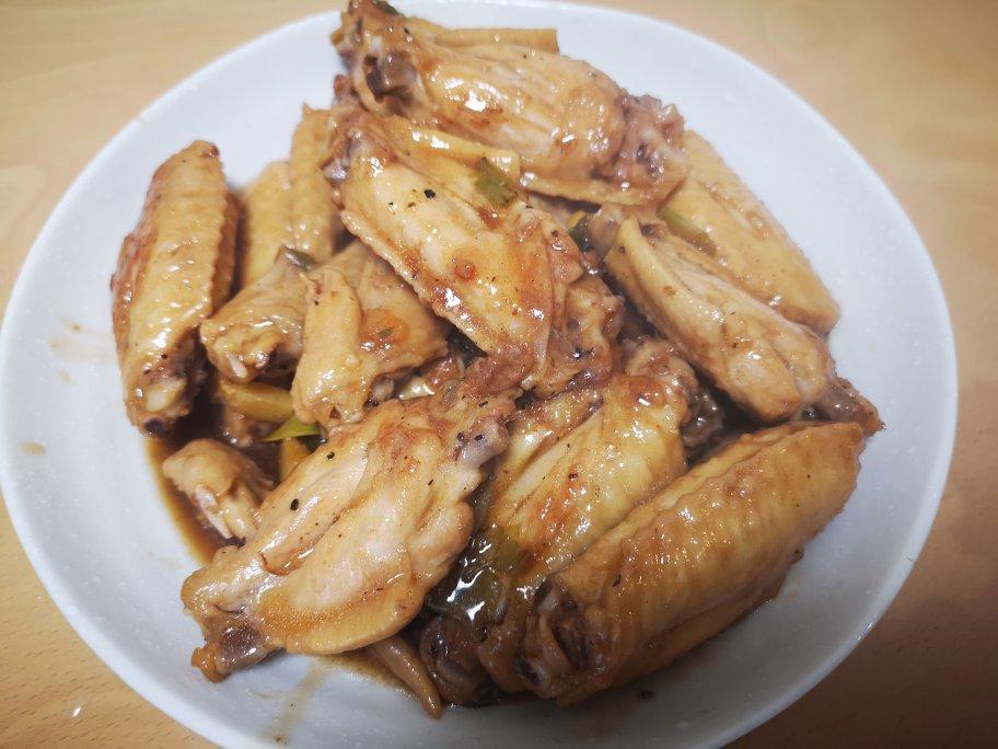 蒜香黑椒鸡翅