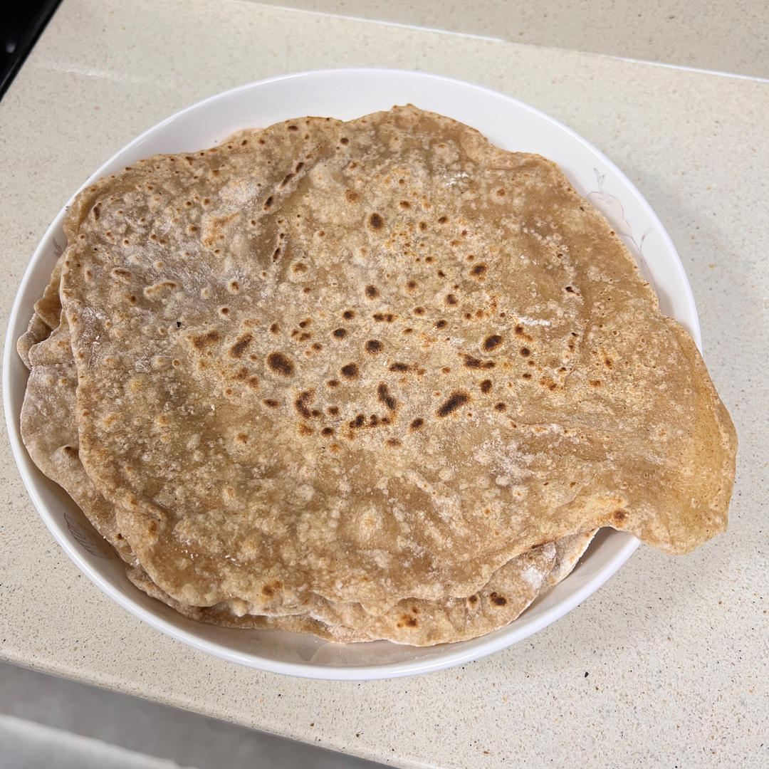 半全麦卷饼 健身减脂主食 万能卷饼