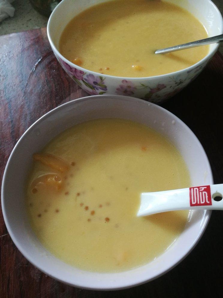 芒果椰汁西米露