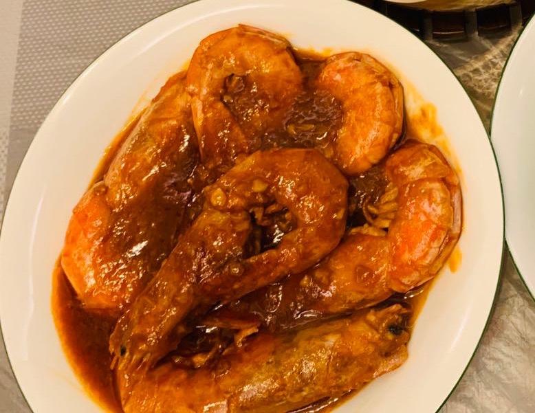 黄晓明茄汁大虾－中餐厅
