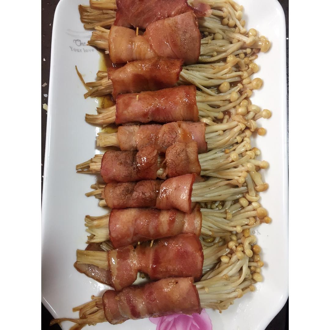 金针菇培根卷