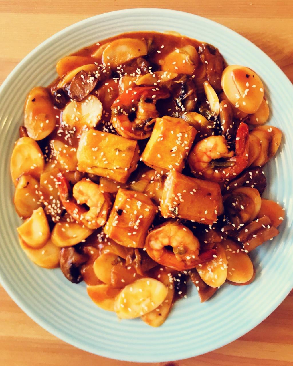 韩式辣炒年糕（or网红芝士套路之芝心年糕）