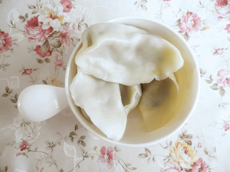 什锦素饺子