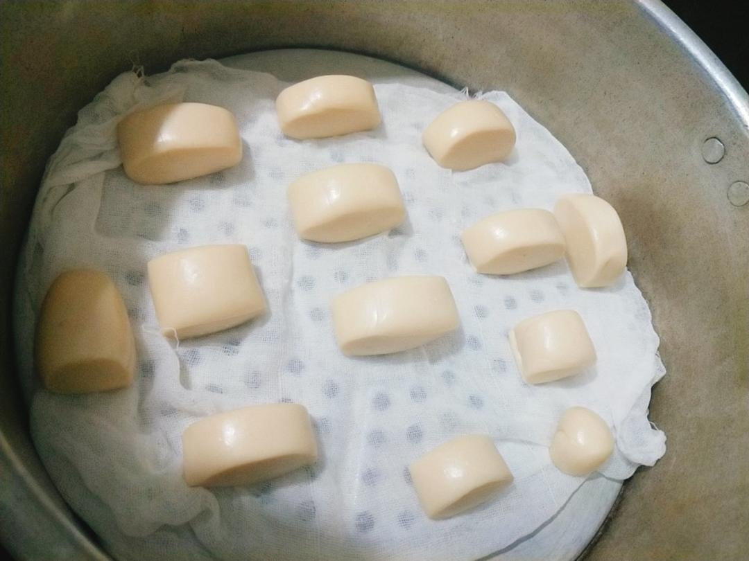 纯手工奶香馒头【无泡打粉，无添加】