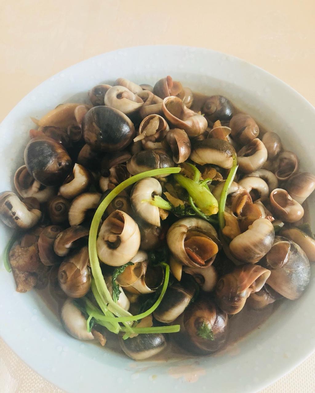 领悟70做的辣炒香螺