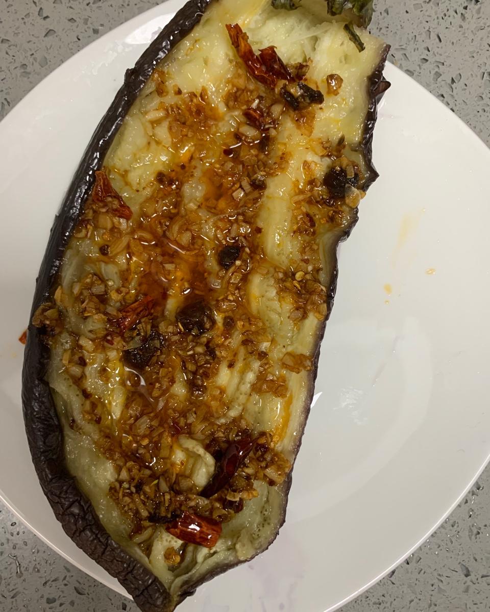 超级下饭的飘香剁椒蒜蓉蒸茄子🍆