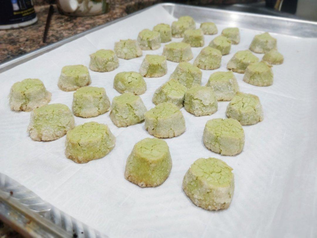 抹茶钻石圆饼干