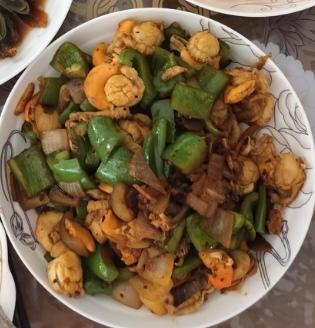 家常小炒扇贝肉