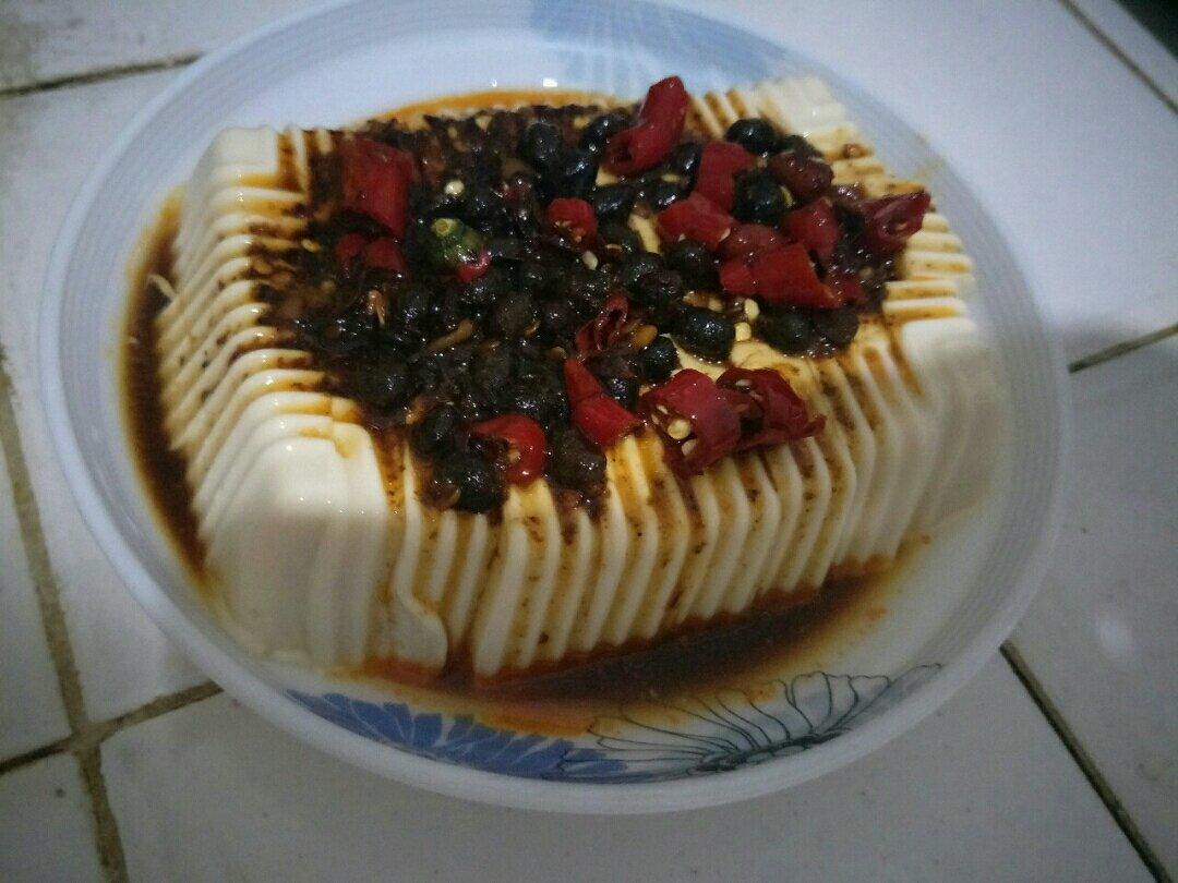 肉末蒸内酯豆腐
