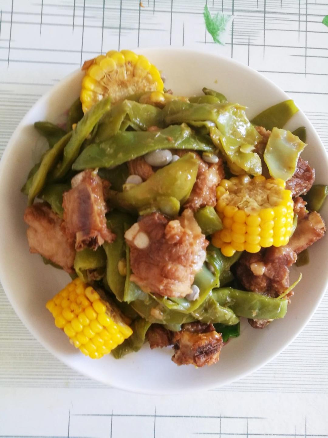 排骨炖豆角