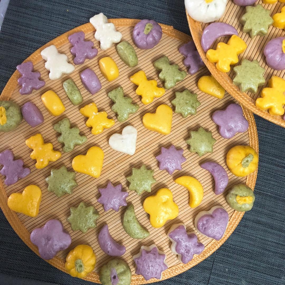 儿童辅食—彩色小馒头