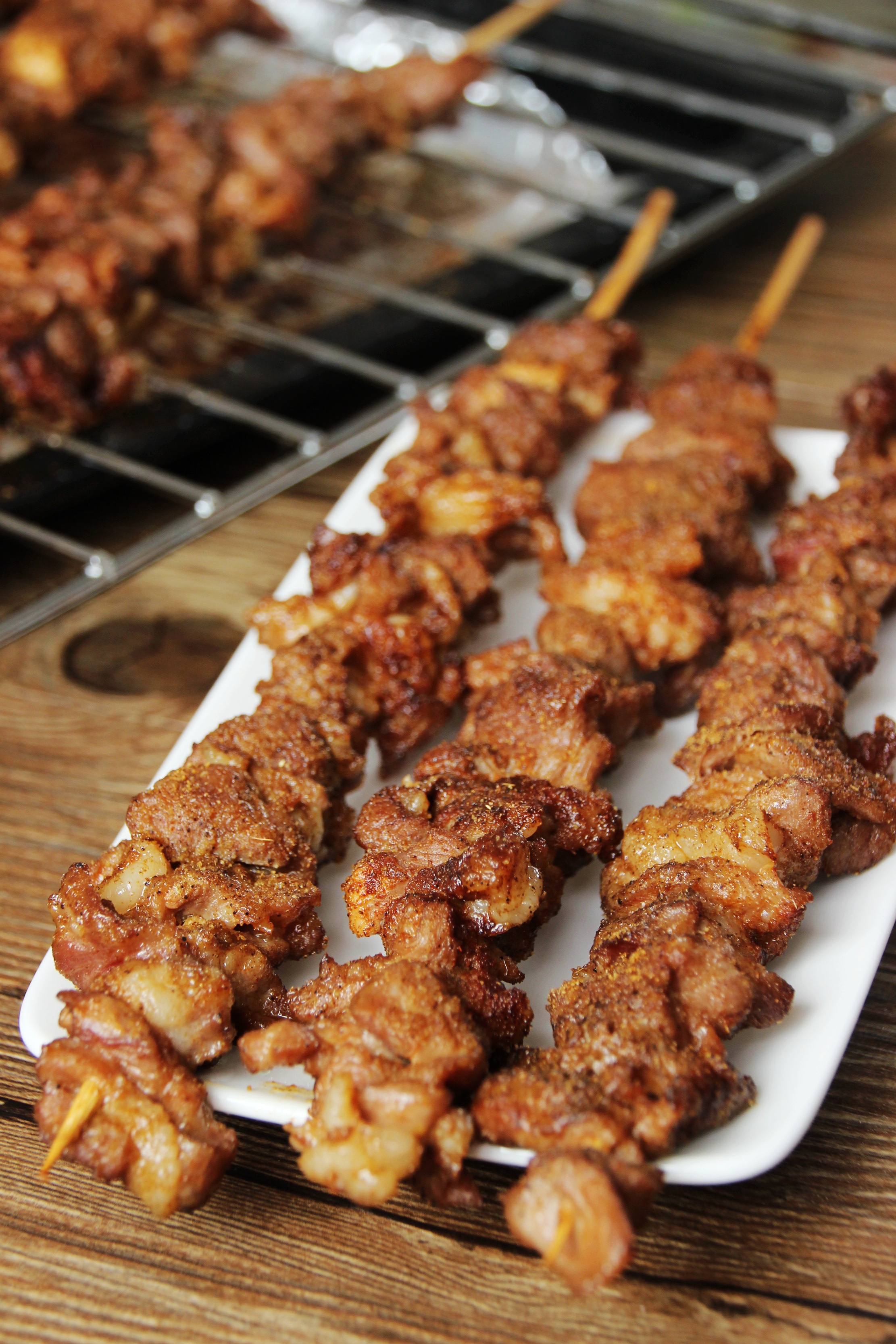 神经病出没做的生烤羊肉串