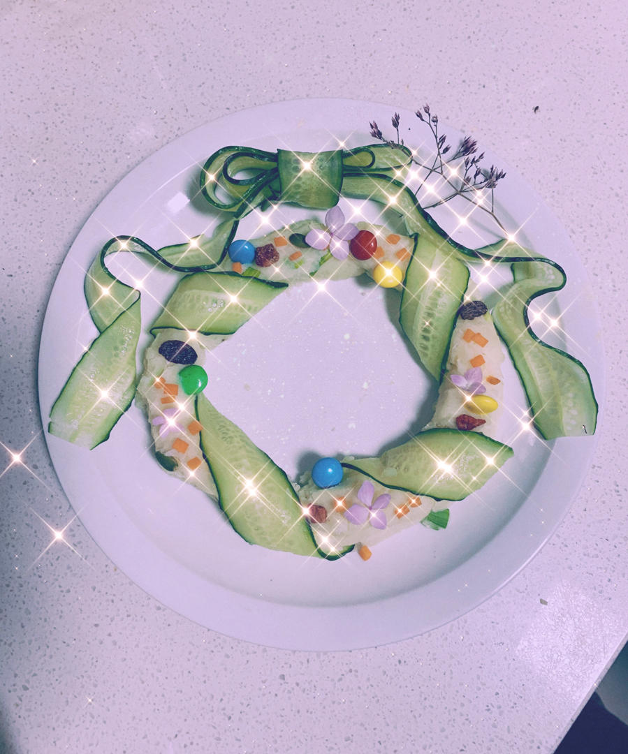 创意料理🔥圣诞花环土豆泥➡️有kfc的味道