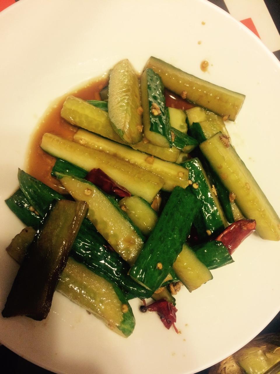 炝炒黄瓜条