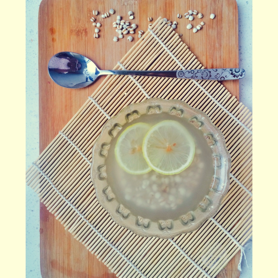 爆珠柠檬薏米水