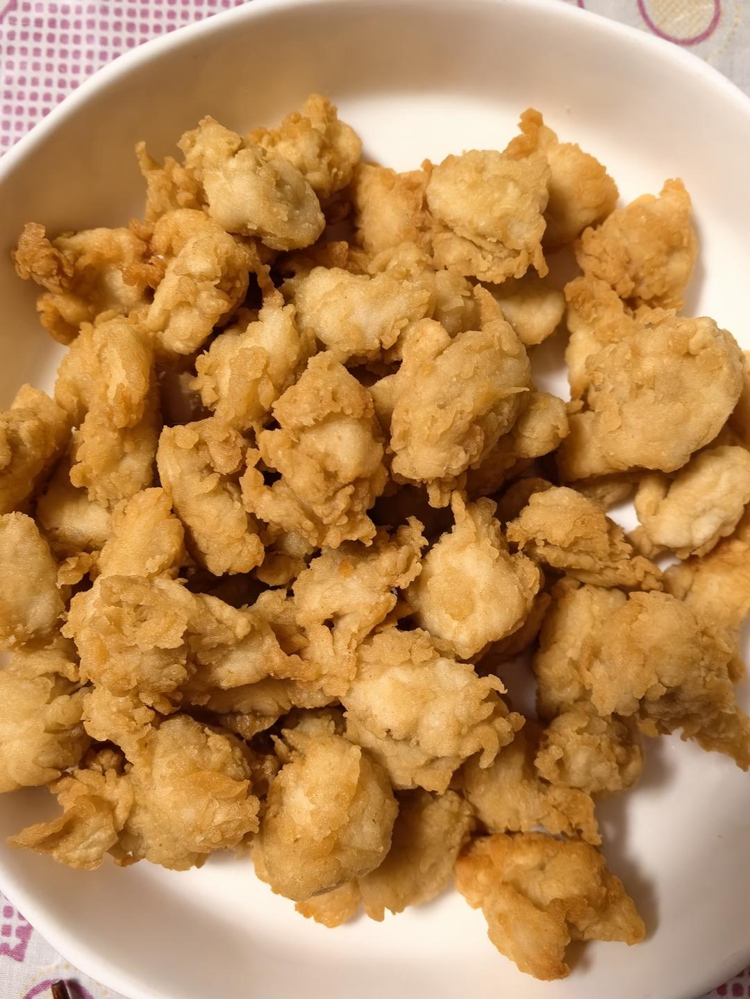 真正的鸡米花是不裹面包糠的（转）