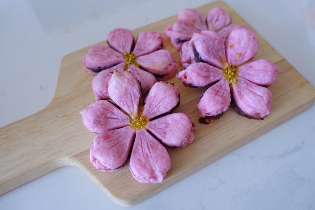 春日桃花酥四叶草酥菊花酥的做法 步骤20