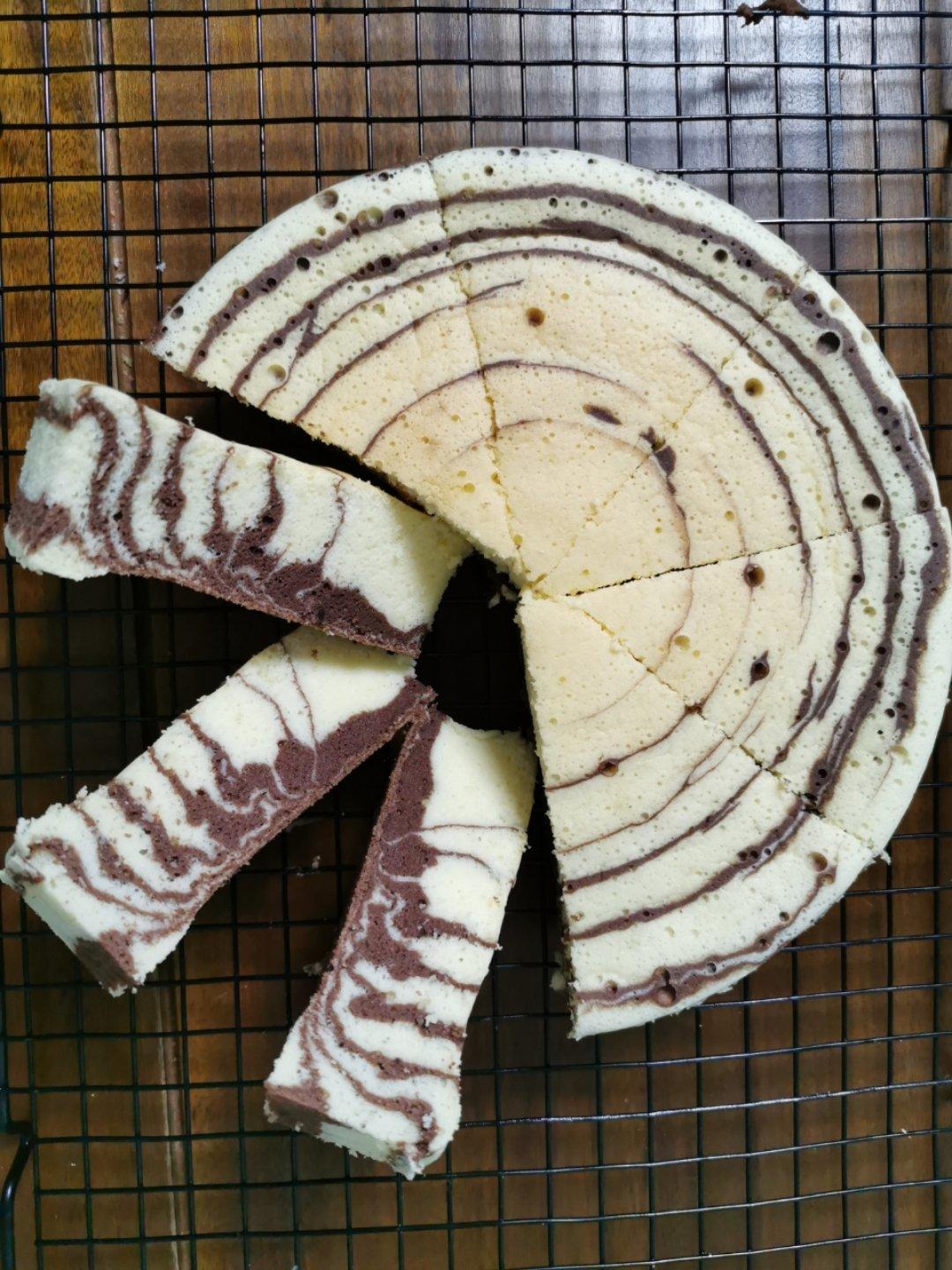 斑马纹酸奶蛋糕