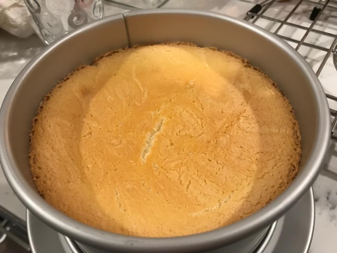 6寸戚风蛋糕（2蛋）