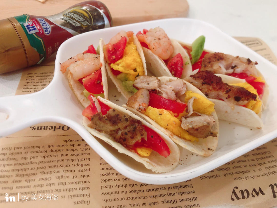 简易版的taco（一饼多吃）