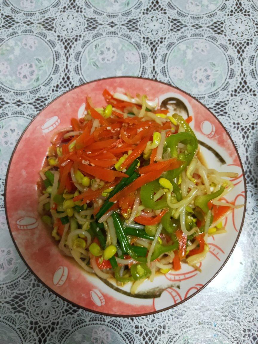 超爽口美味凉拌黄豆芽