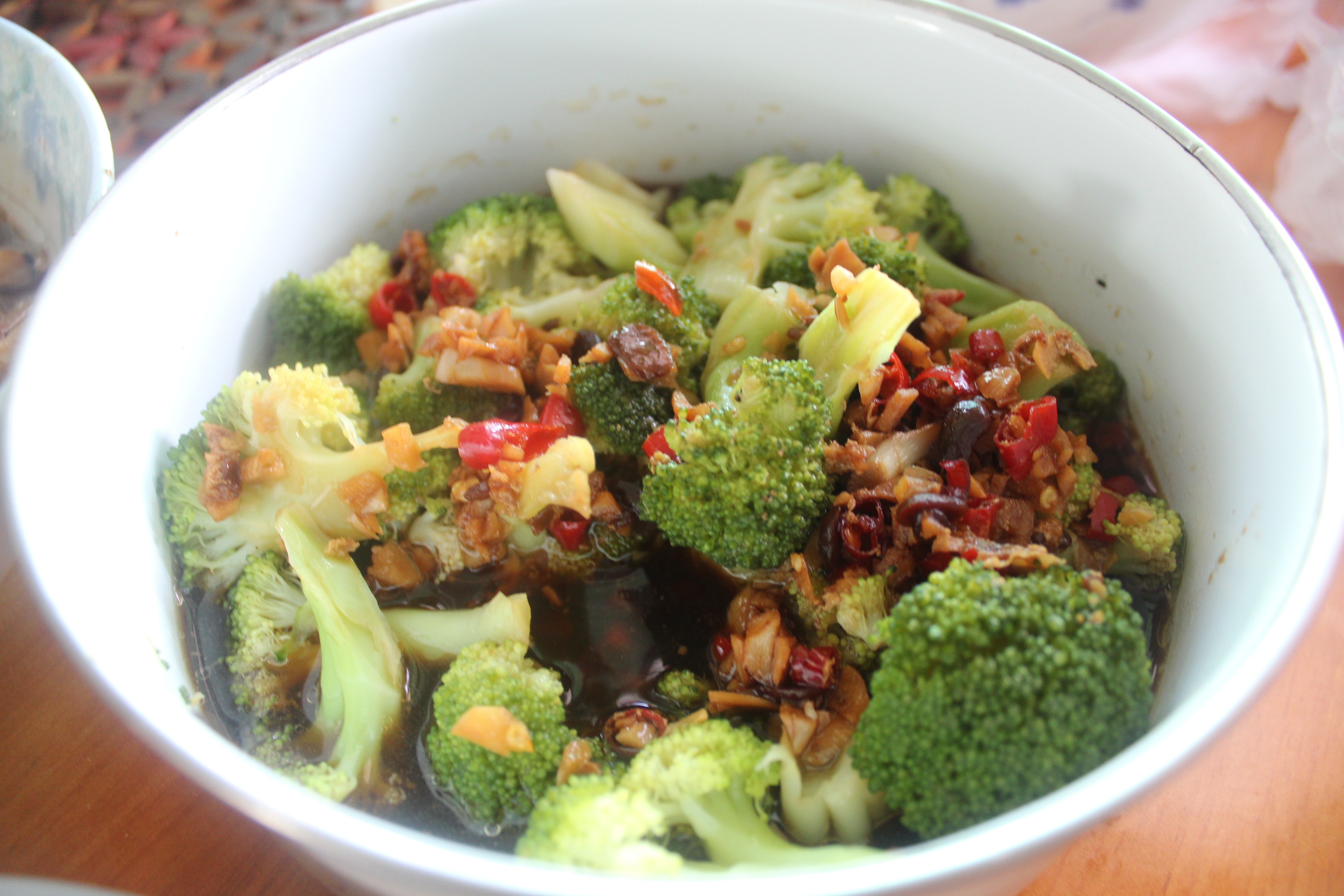 凉拌芝麻西兰花