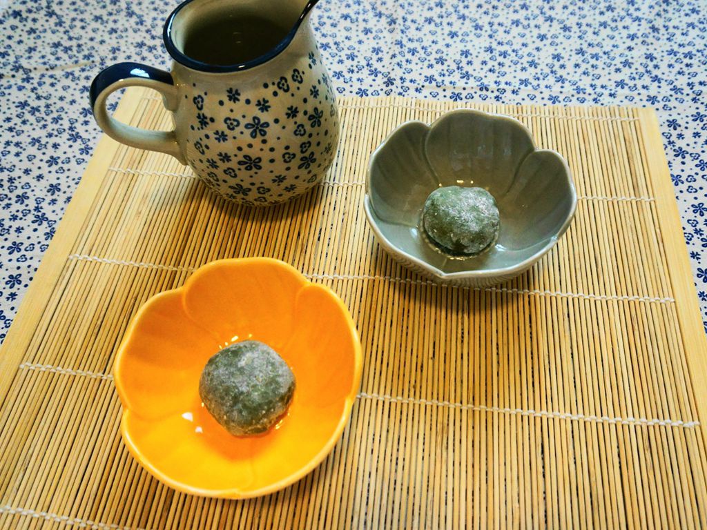 抹茶红豆大福