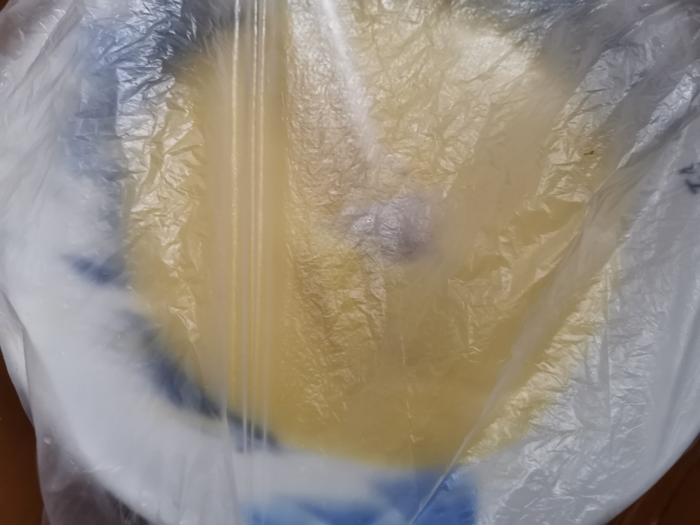 8寸黄桃酸奶蛋糕（仿轻乳酪）的做法 步骤8