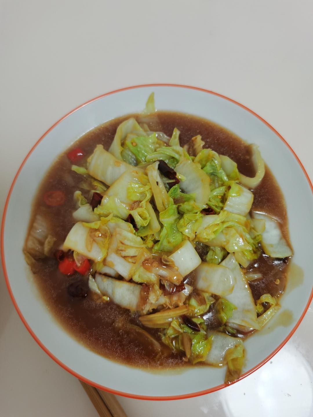 酸辣咸甜的醋溜白菜🥬
