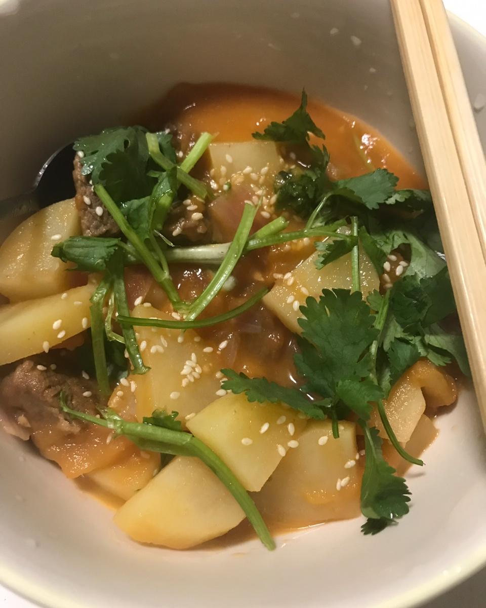 土豆炖牛肉