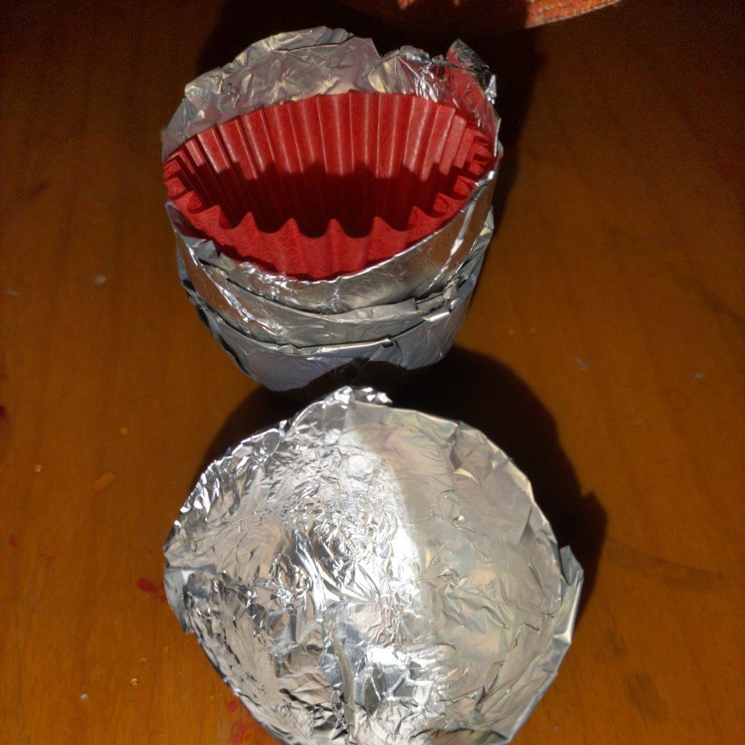 自制锡纸模具(可代替蛋糕模具)