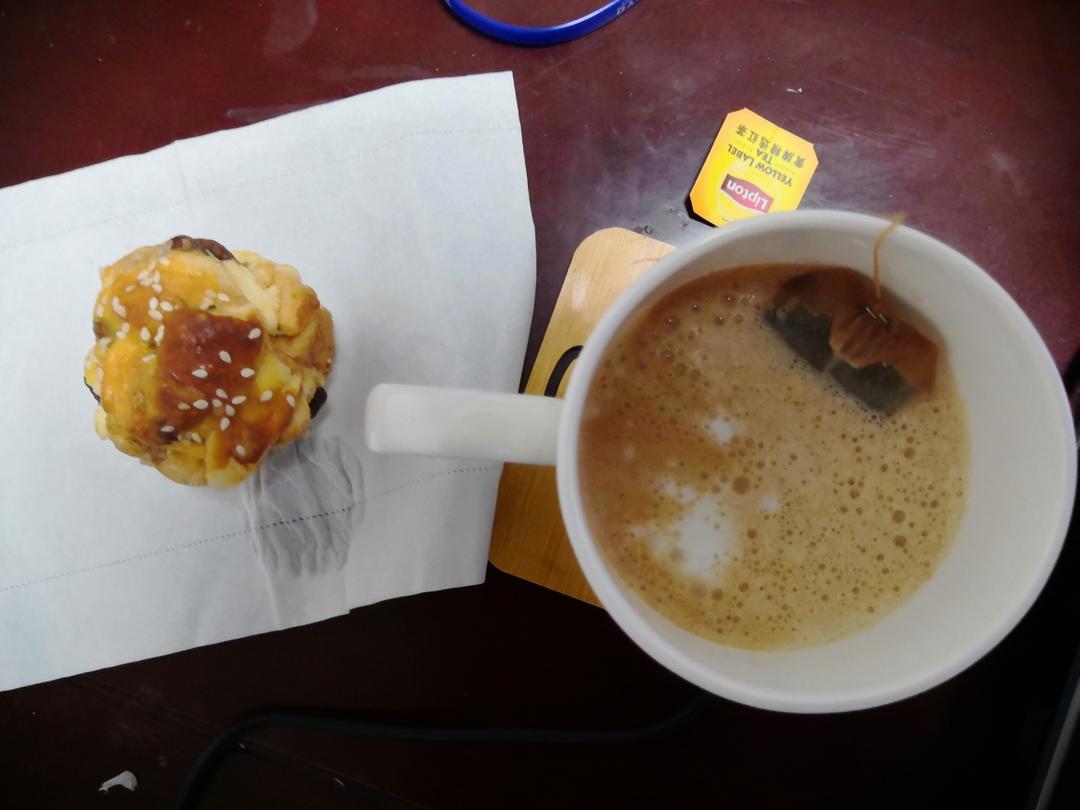 快手自制红茶拿铁
