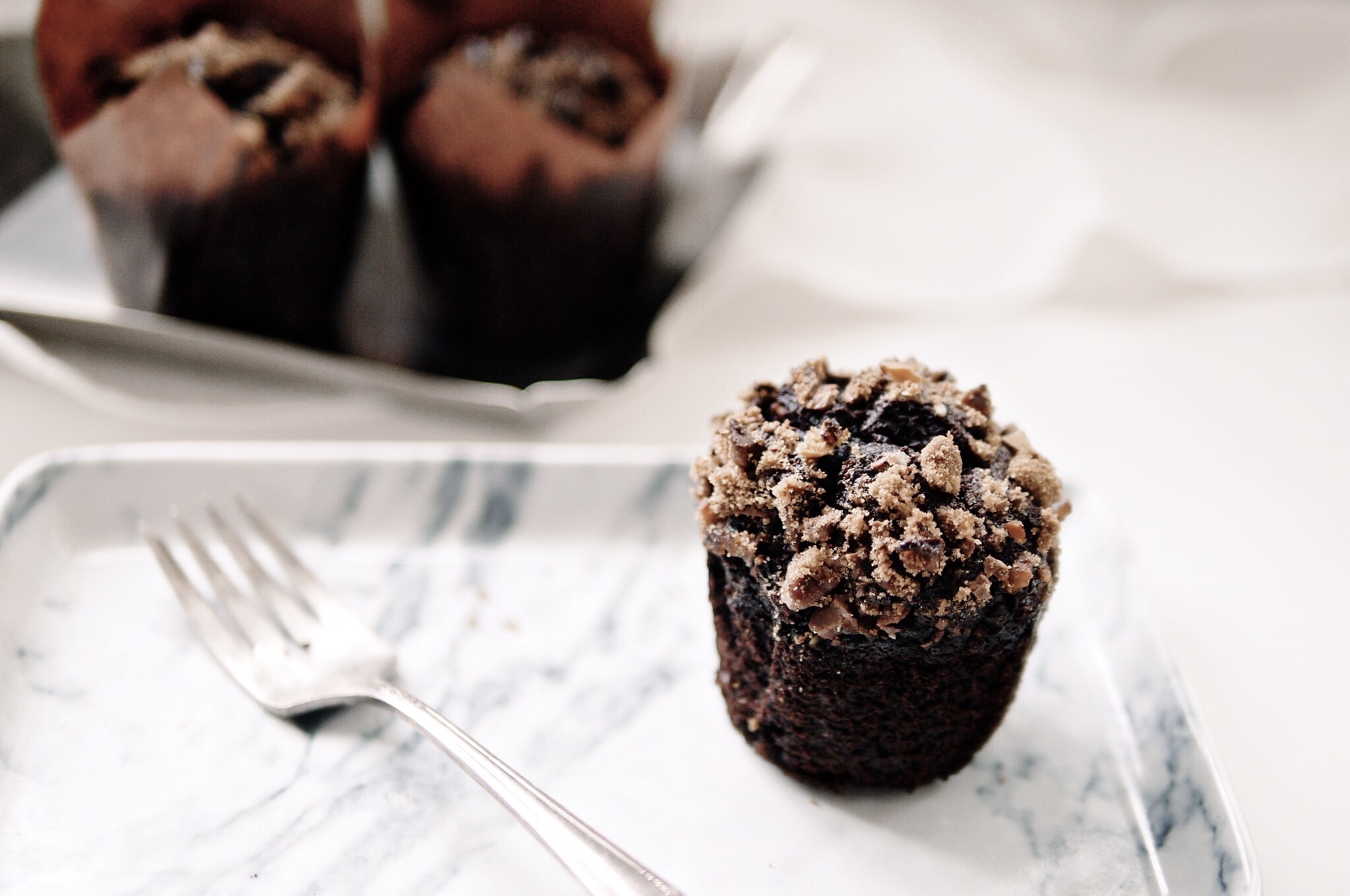 浓情巧克力摩卡马芬<Chocolate Espresso Muffins>的做法