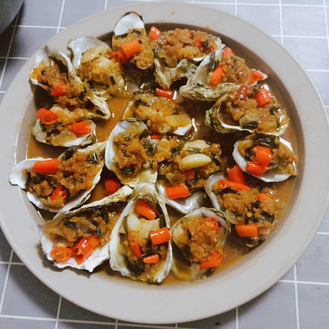 超简单～蒸蒜蓉生蚝