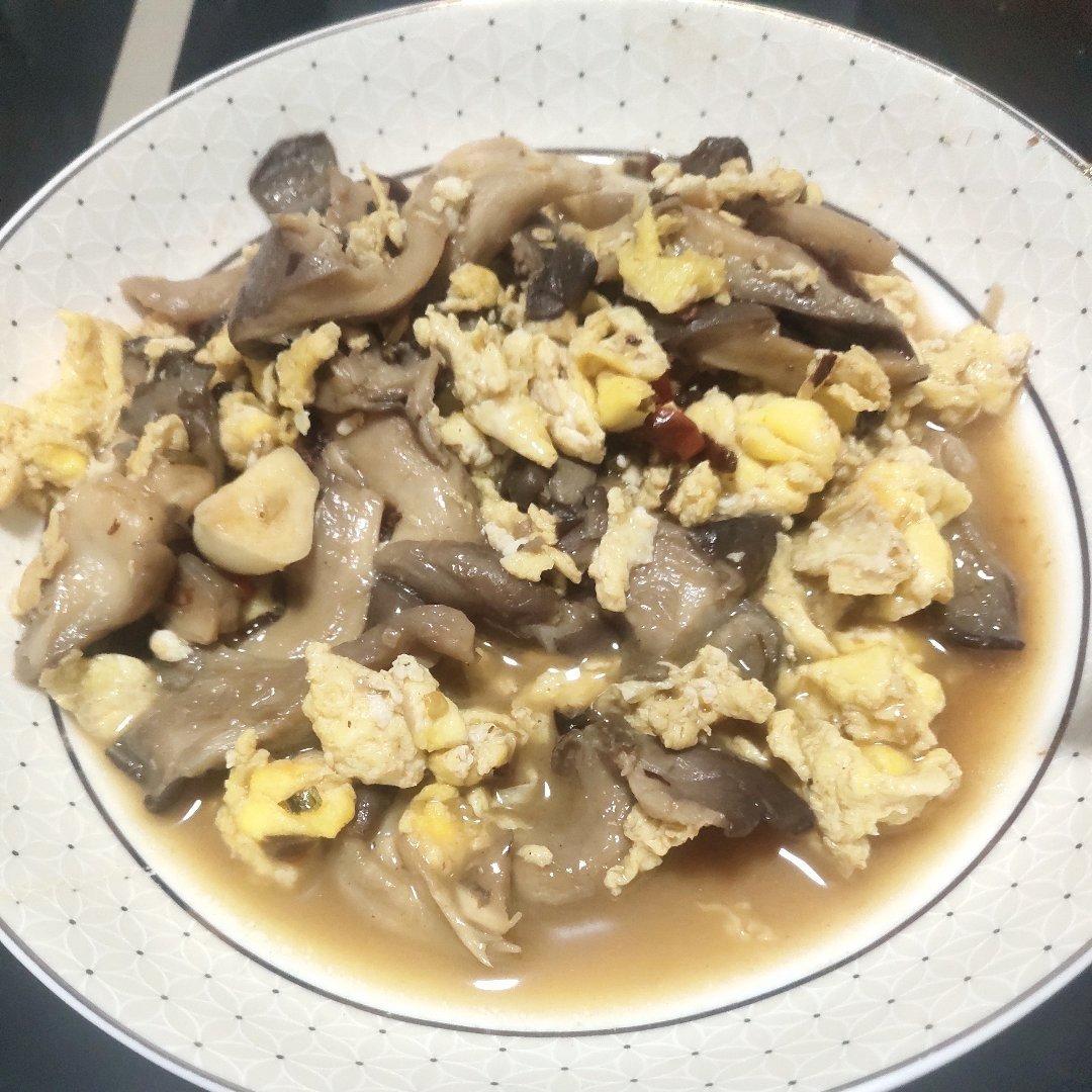 手机用户0833_ydex做的蘑菇炒鸡蛋