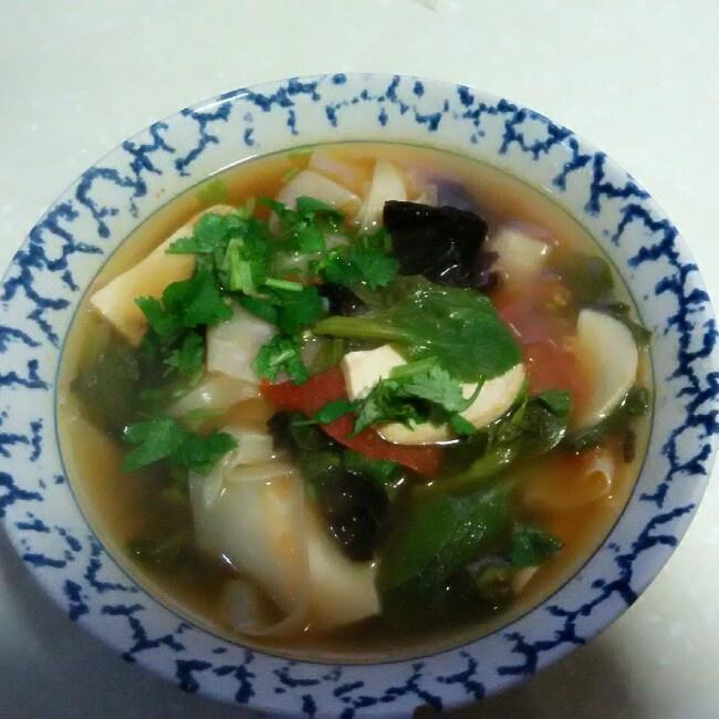 酸汤面叶的做法