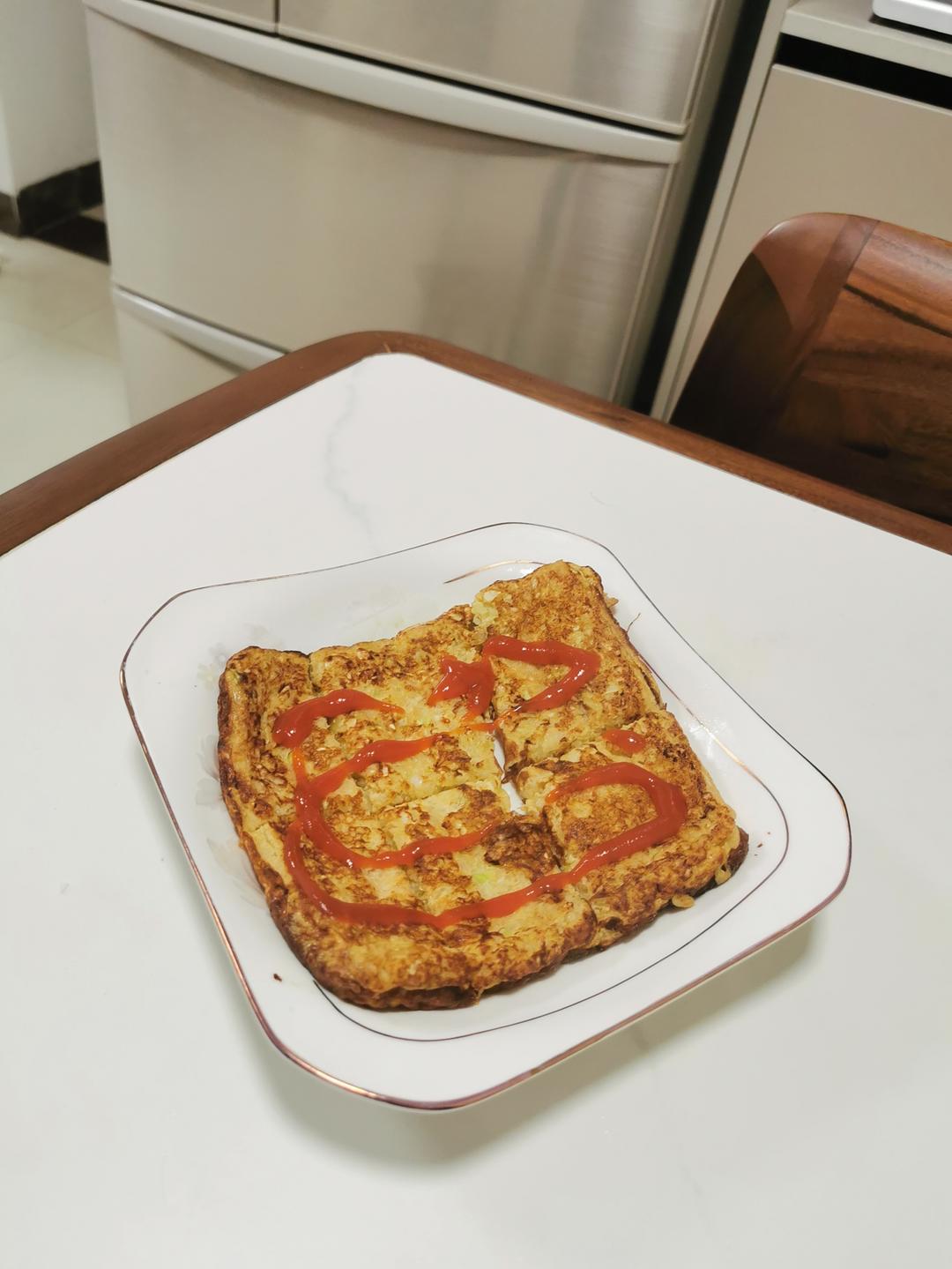 包菜蛋饼也太好吃了吧！！！吃撑才153大卡