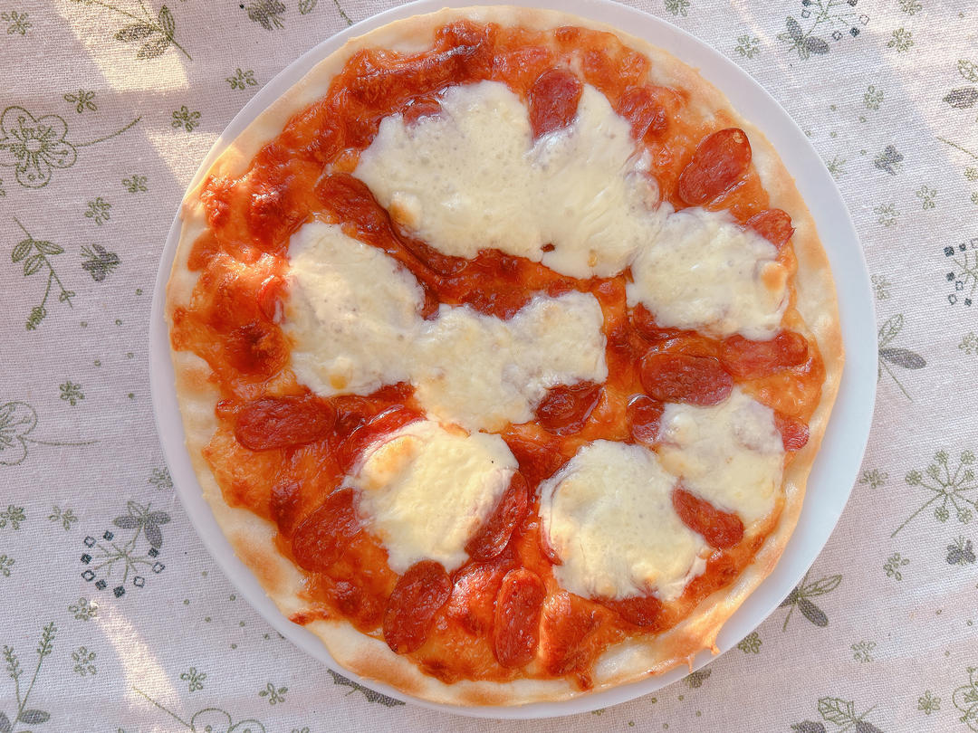 萨拉米薄底披萨 Salami Pizza